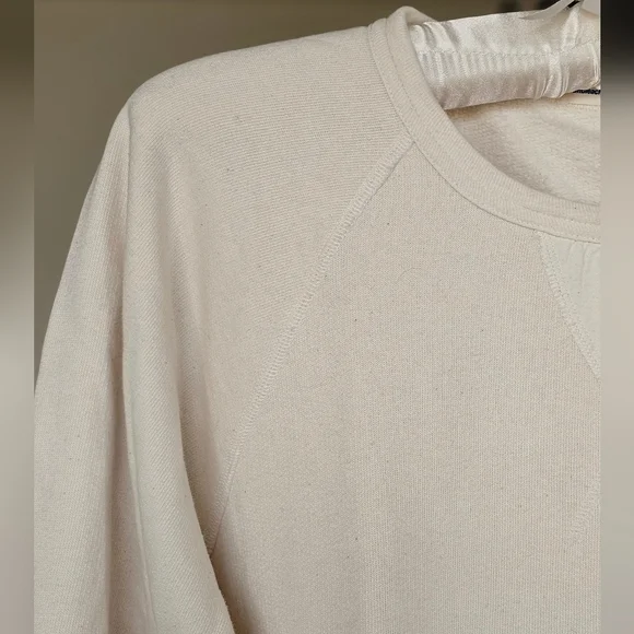 Industry Of All Nations Men's Crewneck Sweatshirt Unbleached Organic Cotton - Picture 3 of 6